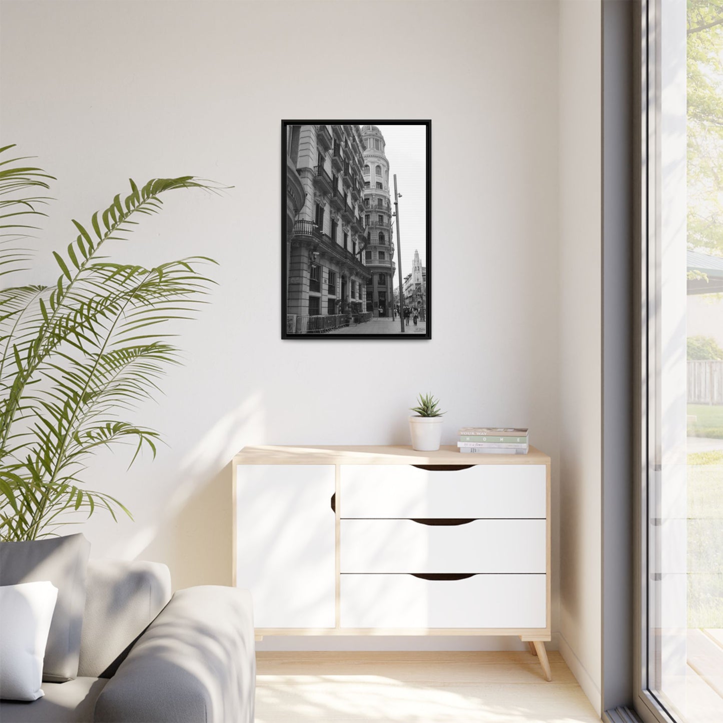 Chueca Madrid, Matte Canvas, Black Frame