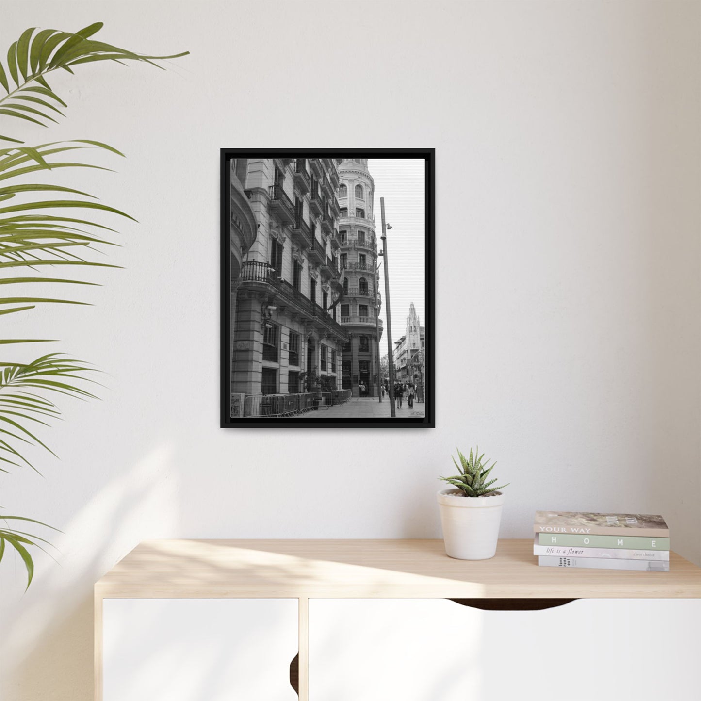 Chueca Madrid, Matte Canvas, Black Frame