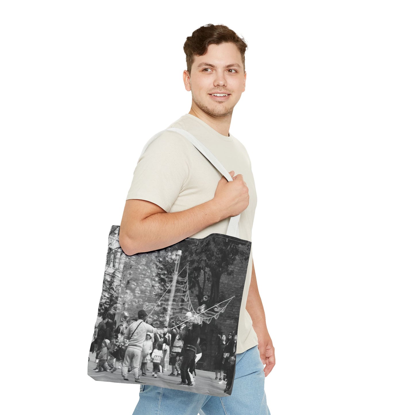 Bubbles in Square Barcelona - Tote