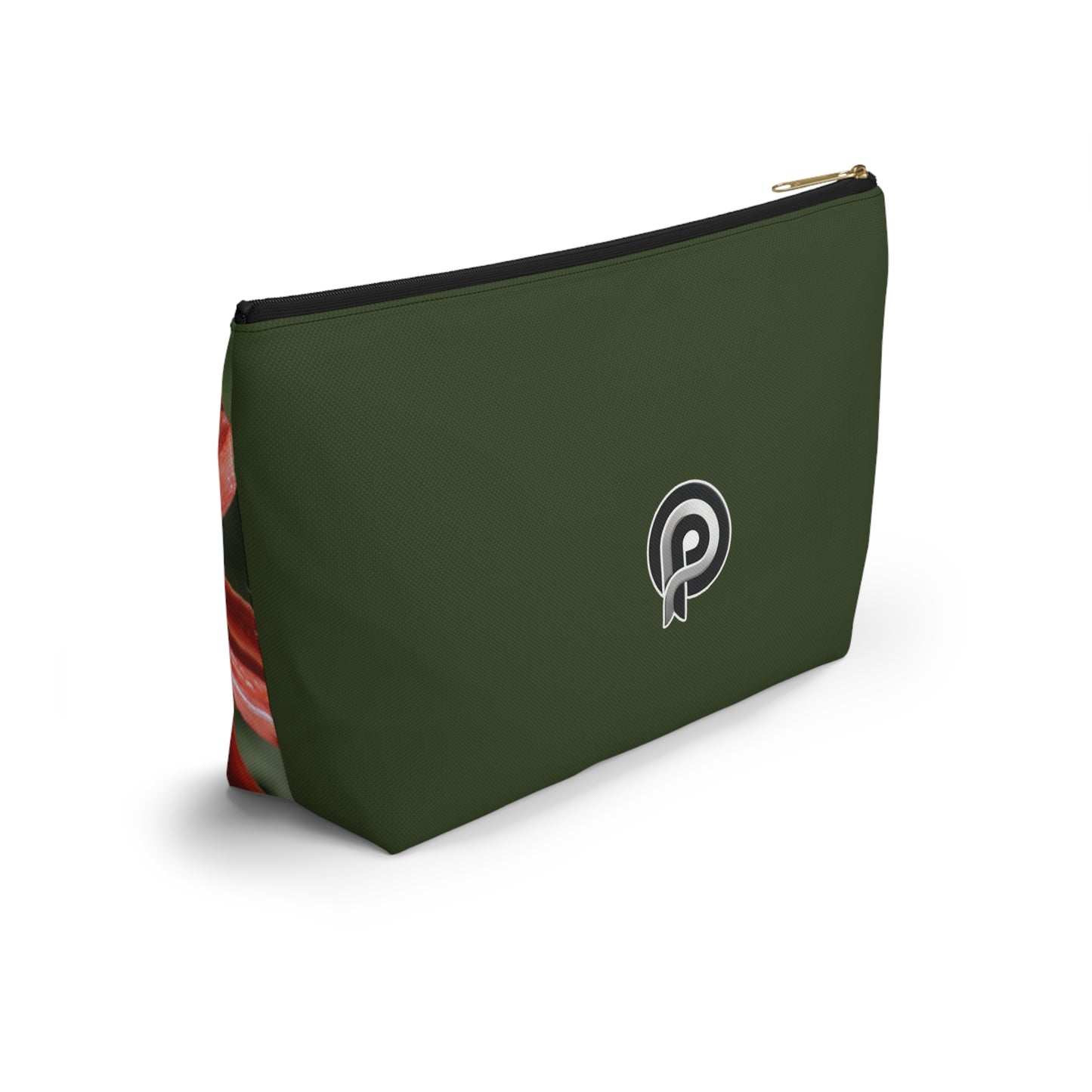 Orange Flower Pouch