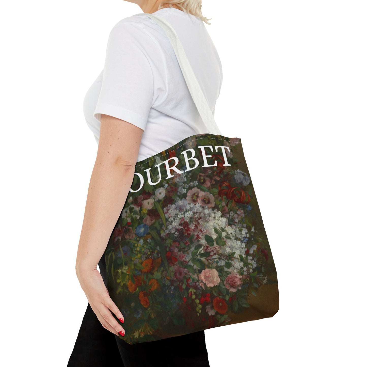 Bouquet of Flowers in a Vase - Courbet Tote