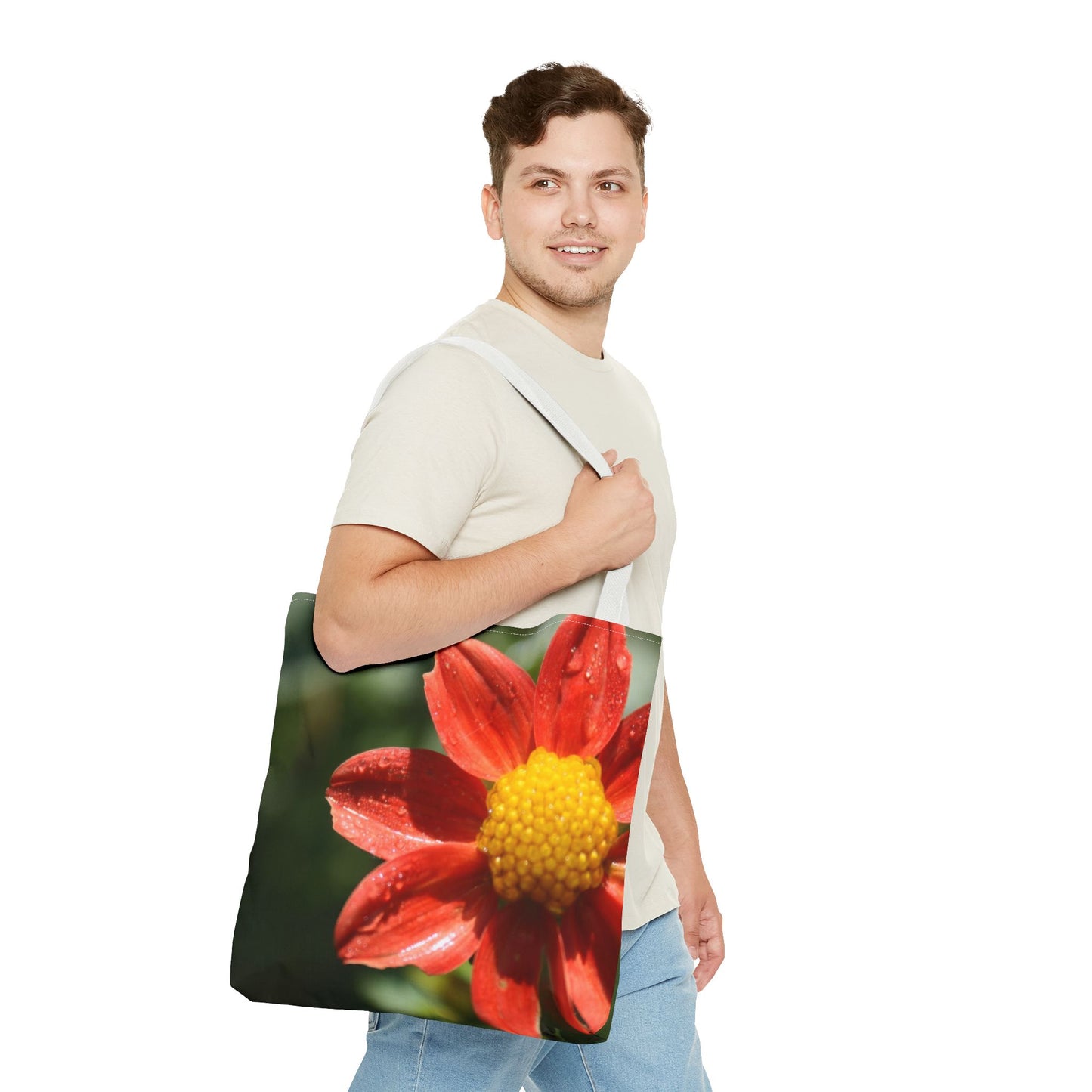Orange Flower - Tote