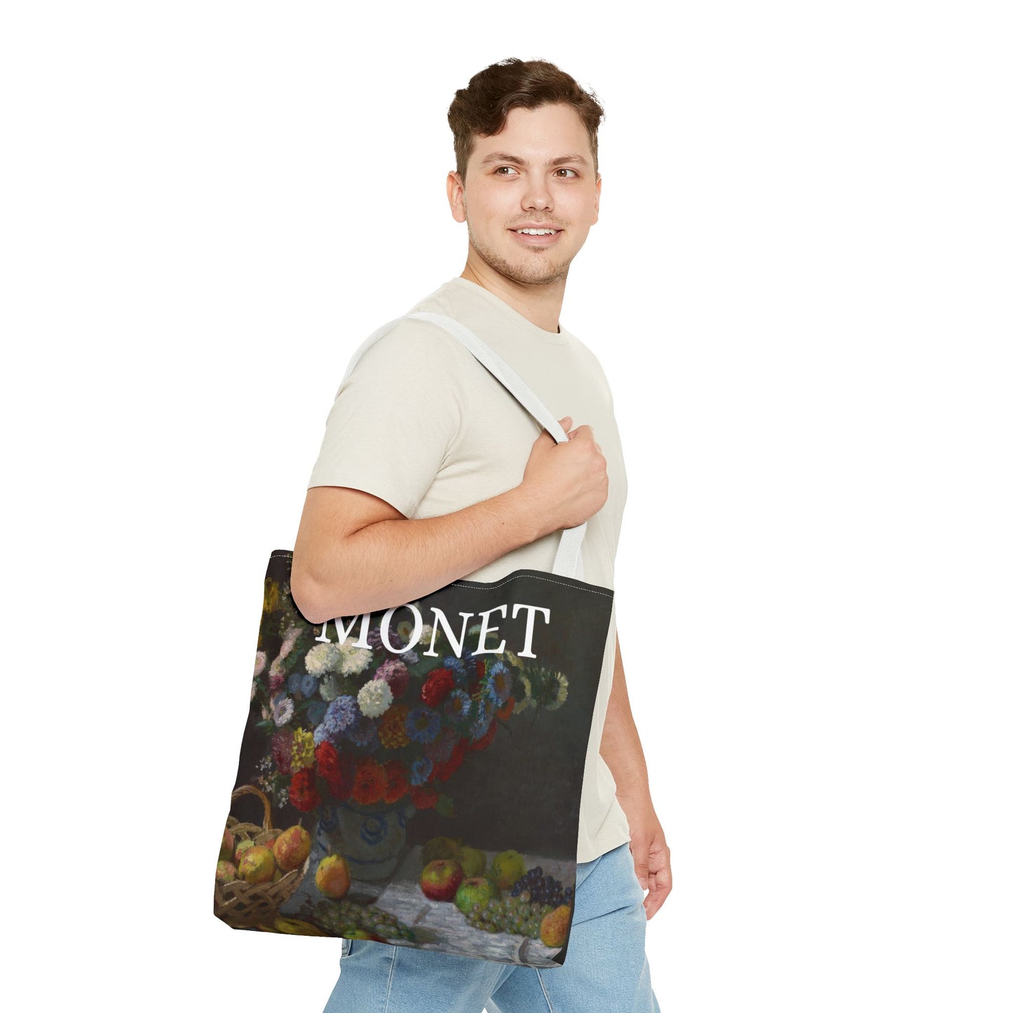 Still Life with Flowers and Fruit - Monet - Tote