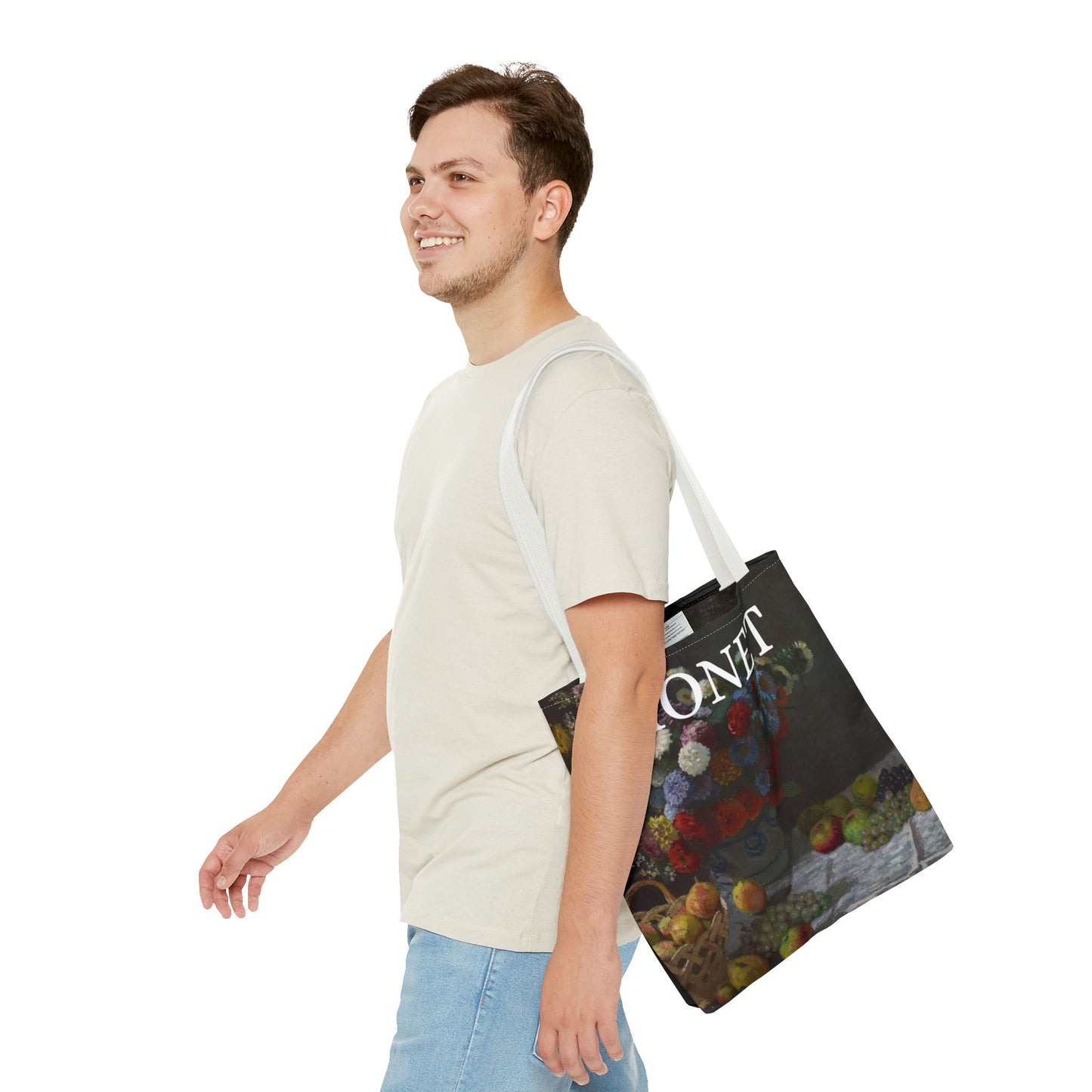 Still Life with Flowers and Fruit - Monet - Tote