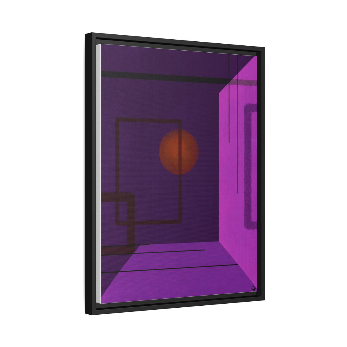 Between Light and Shadow - Canvas