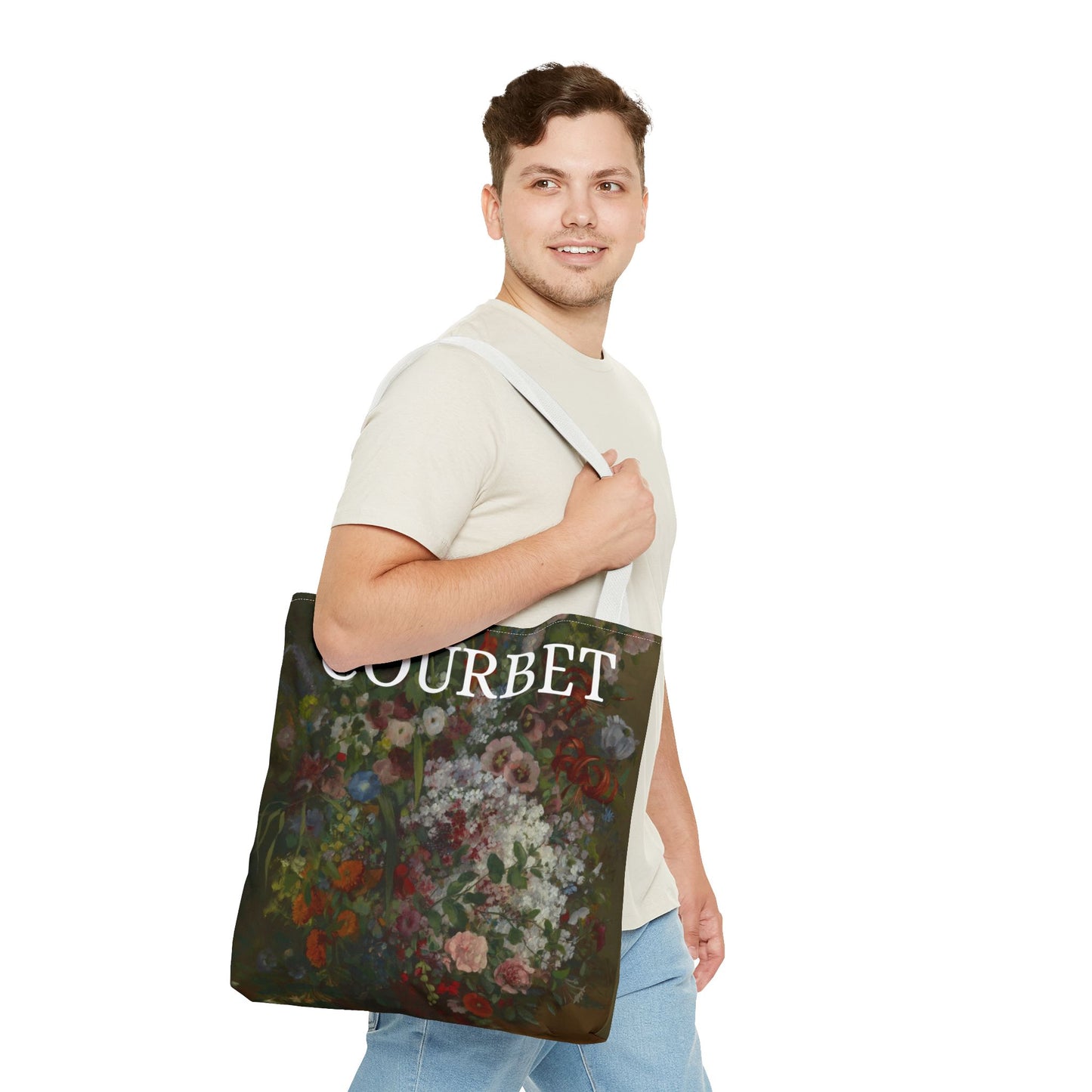 Bouquet of Flowers in a Vase - Courbet Tote