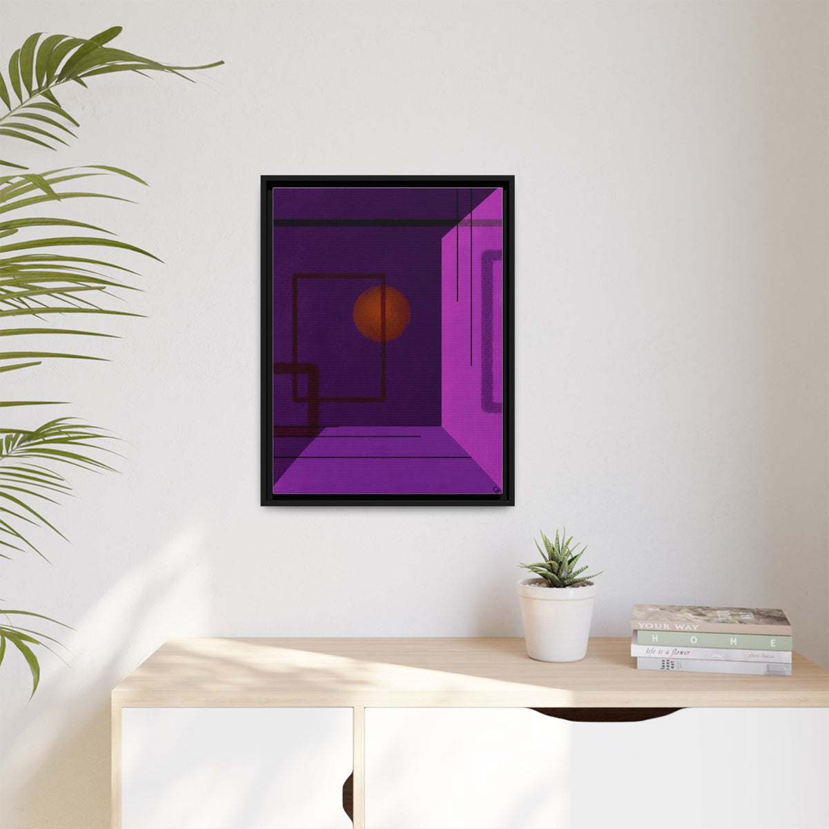 Between Light and Shadow - Canvas