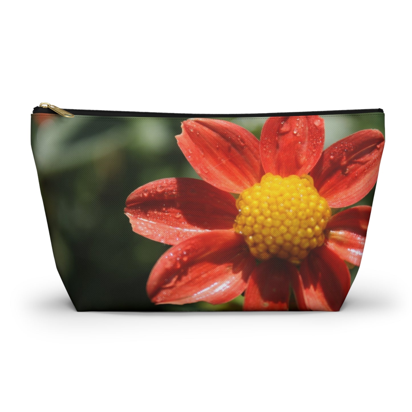 Orange Flower Pouch
