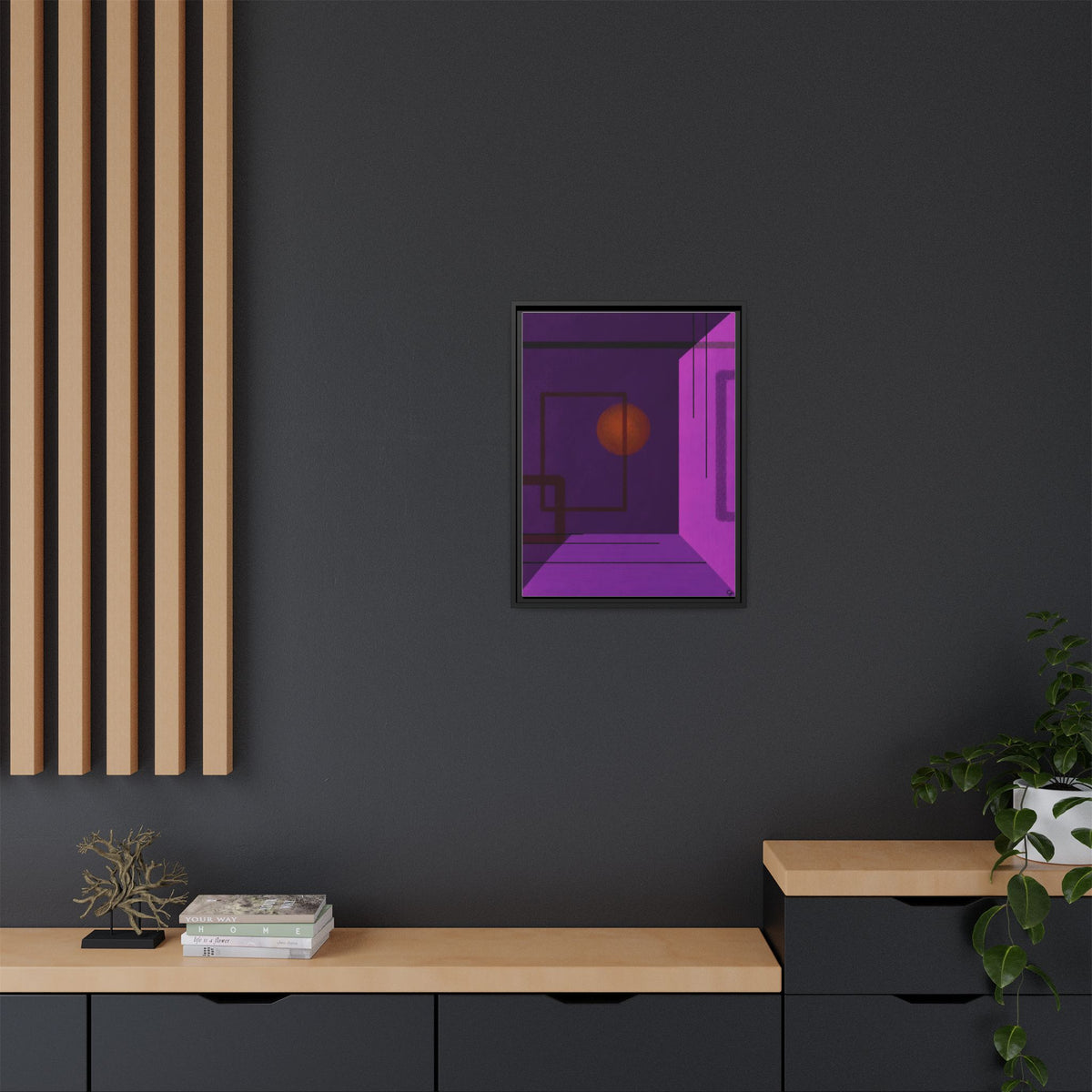 Between Light and Shadow - Canvas