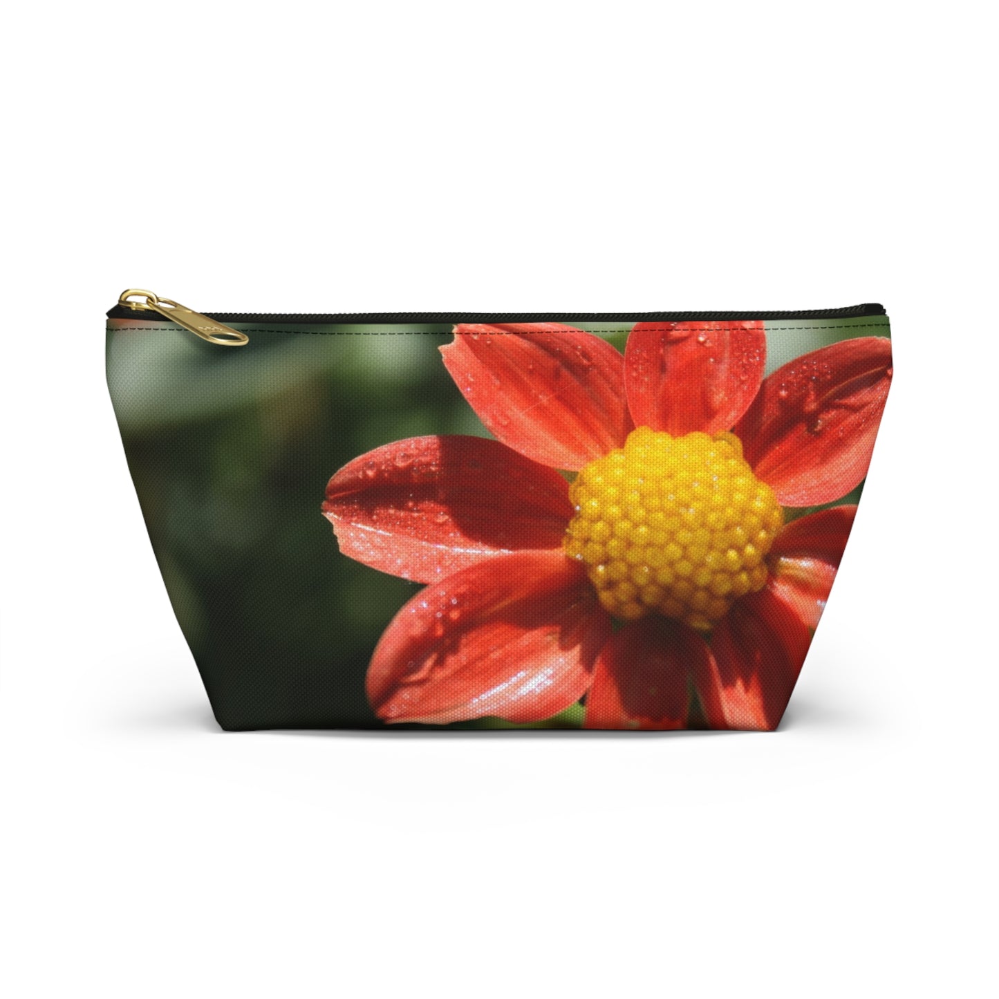 Orange Flower Pouch
