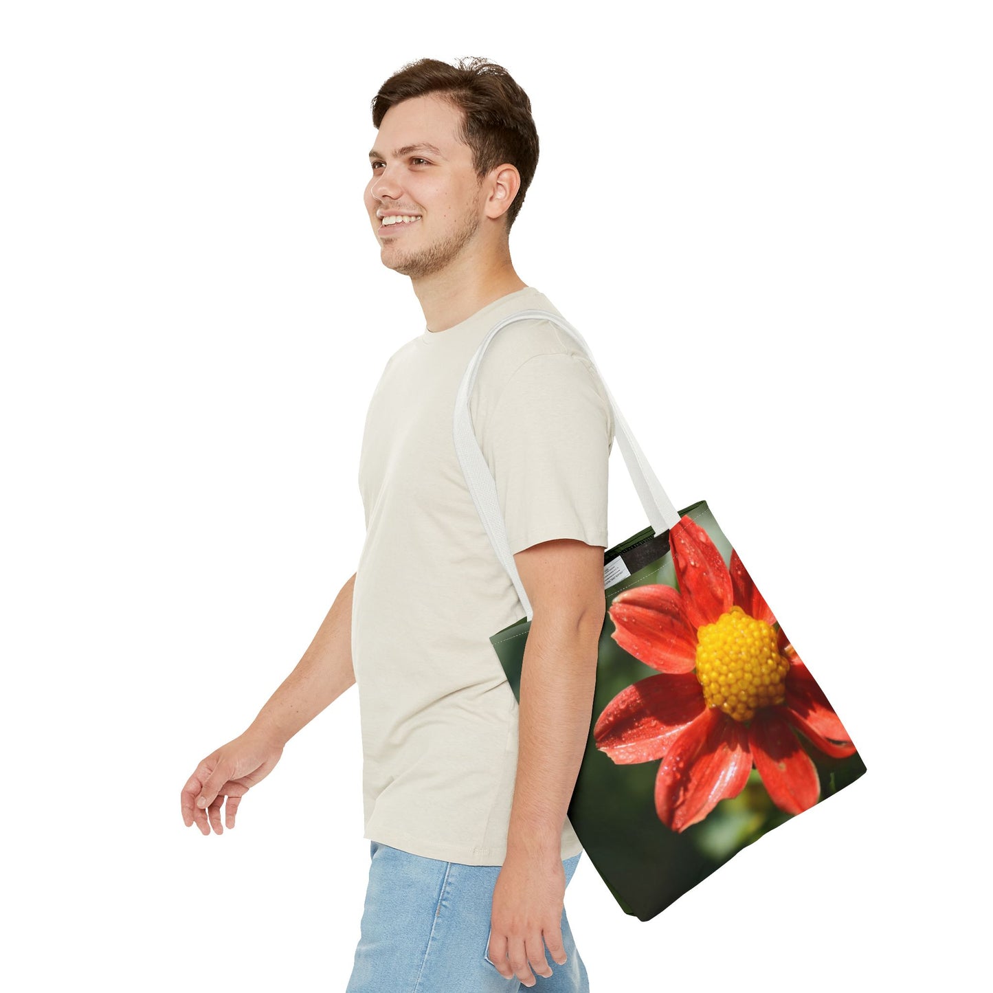 Orange Flower - Tote