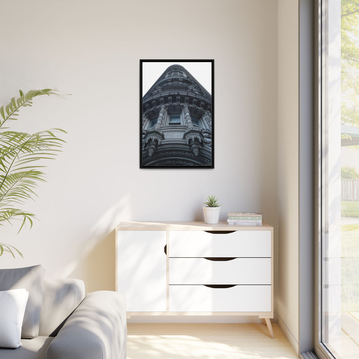 Alwyn Court New York, Matte Canvas, Black Frame