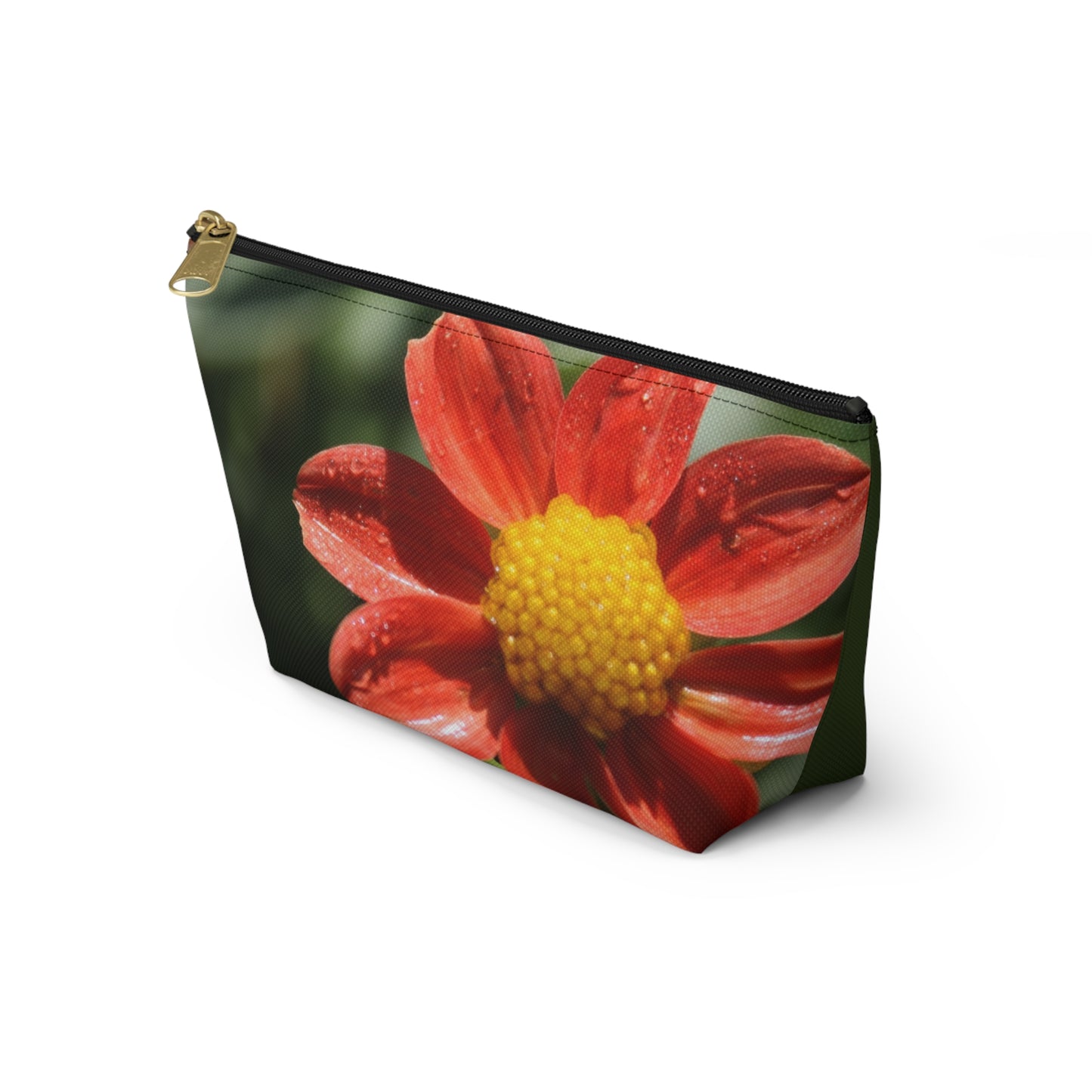 Orange Flower Pouch