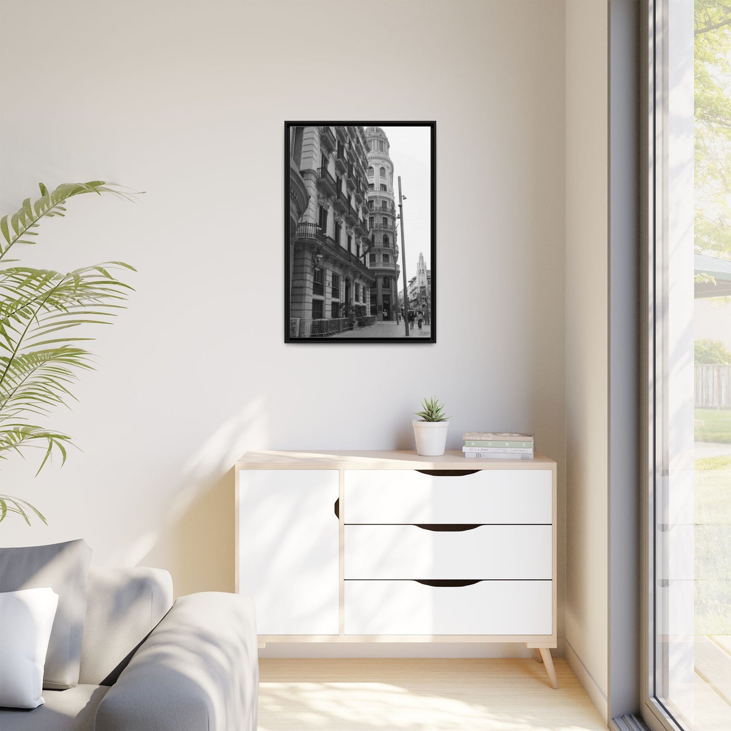 Chueca Madrid, Matte Canvas, Black Frame