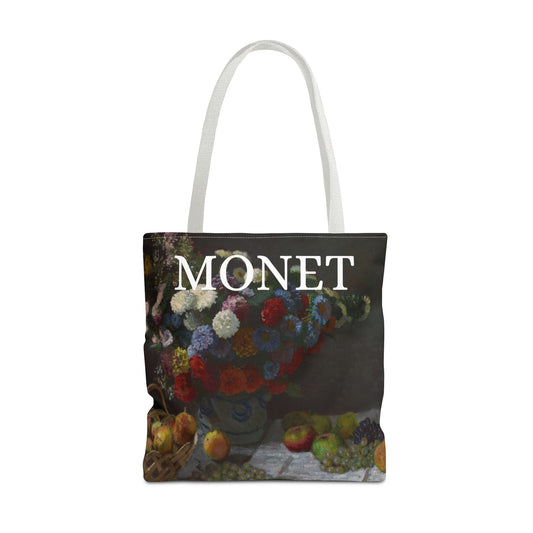 Still Life with Flowers and Fruit - Monet - Tote