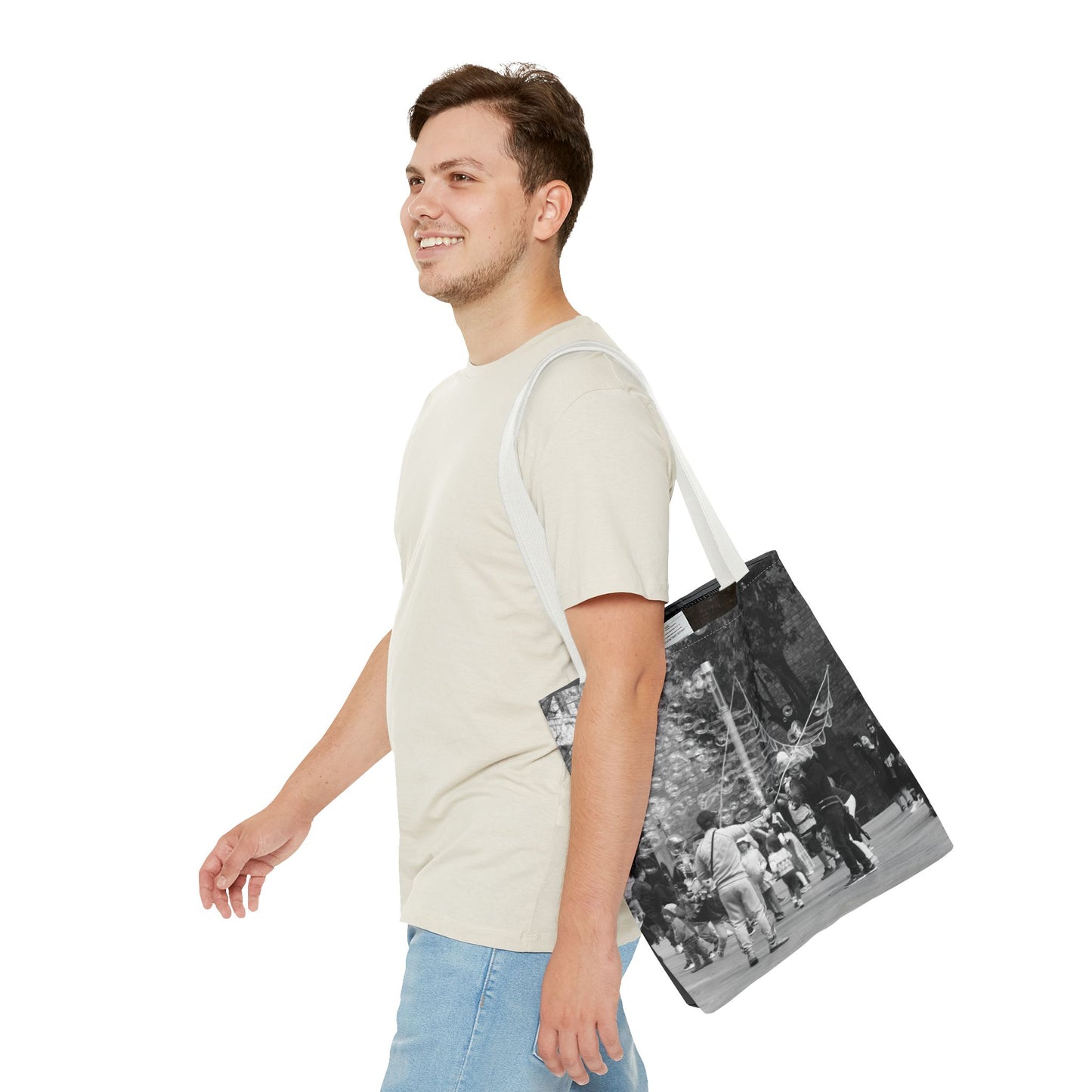 Bubbles in Square Barcelona - Tote