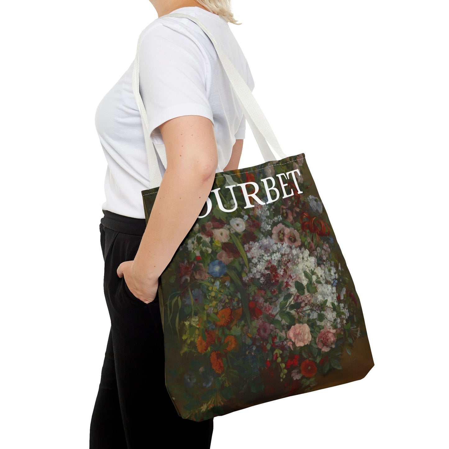Bouquet of Flowers in a Vase - Courbet Tote