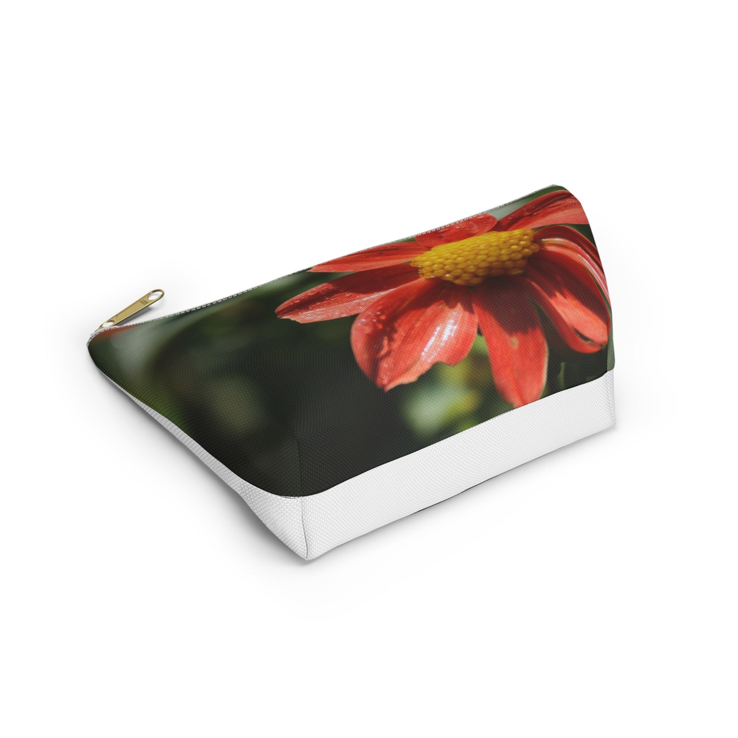 Orange Flower Pouch