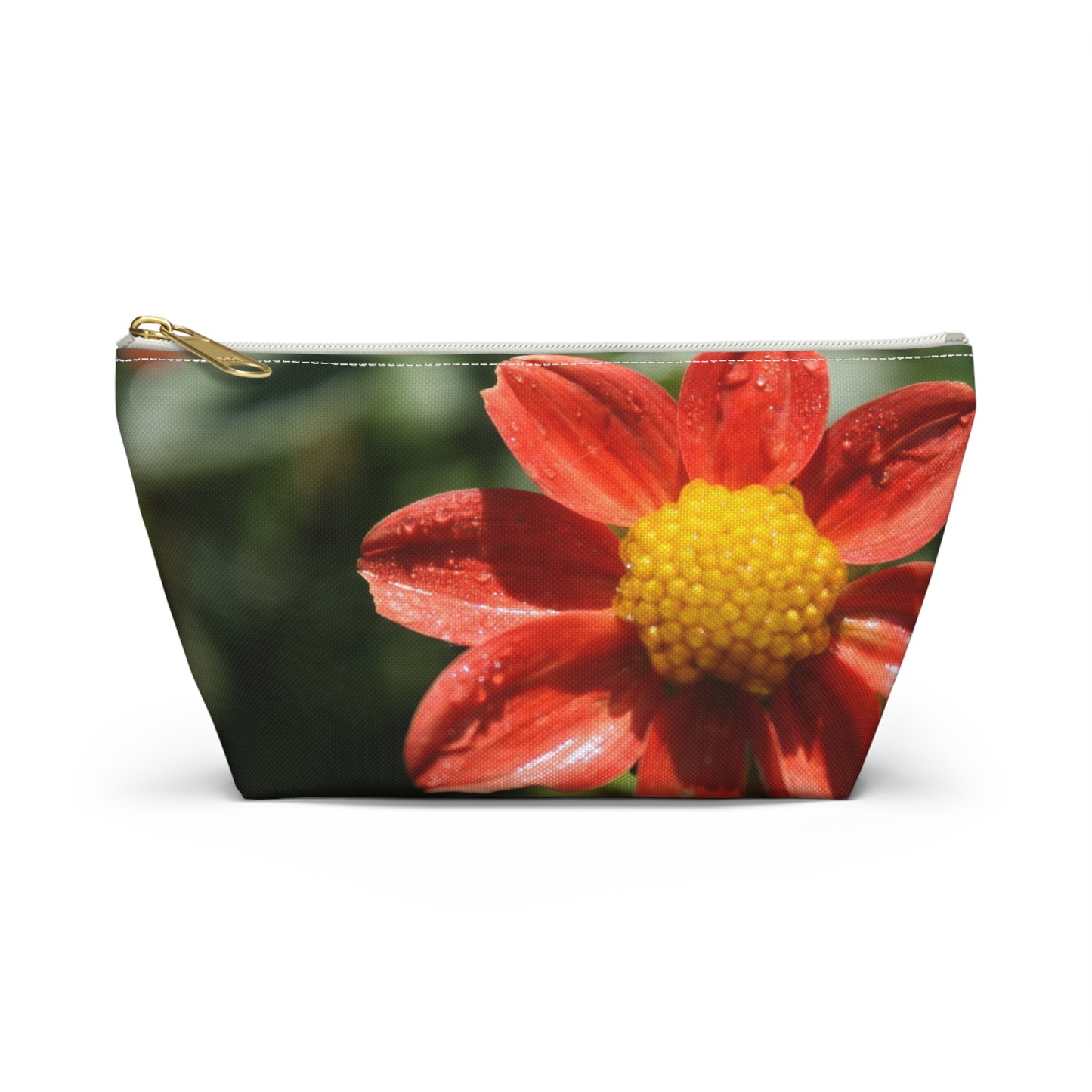 Orange Flower Pouch