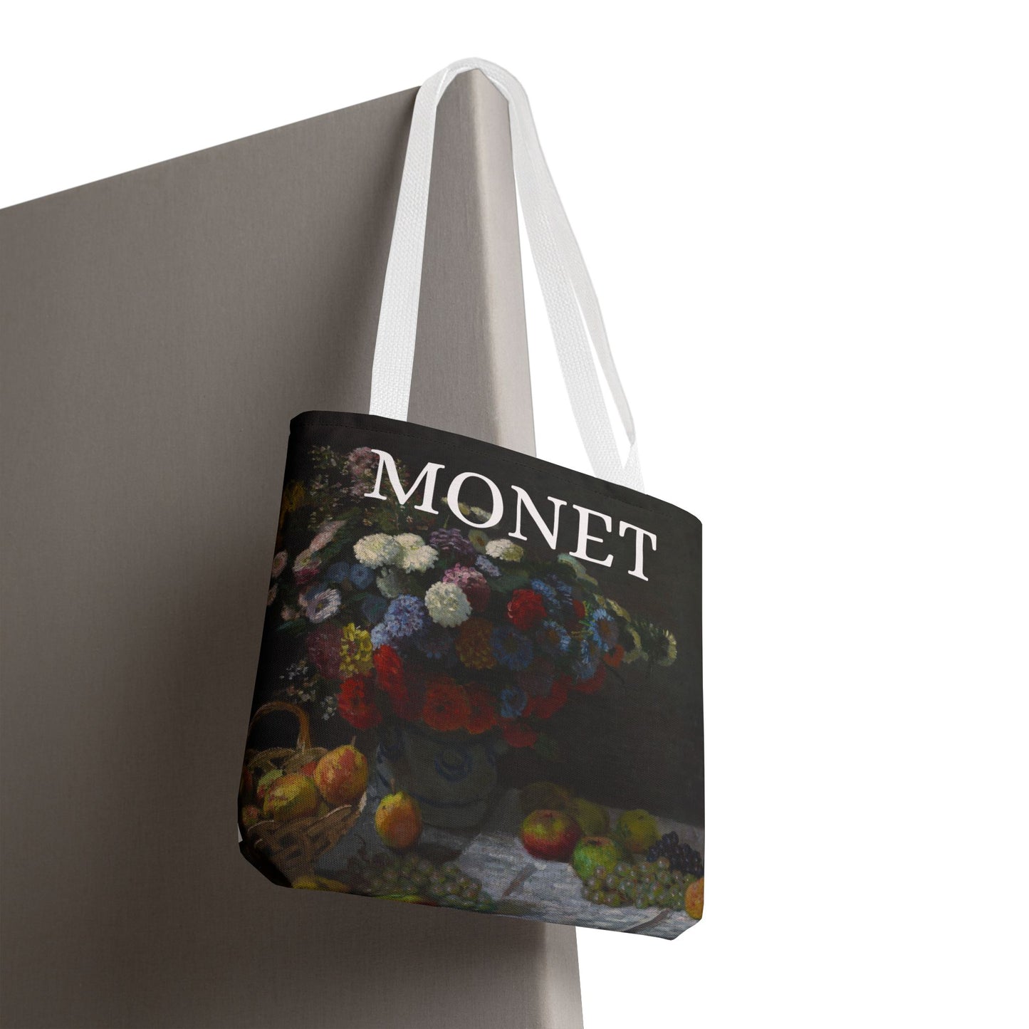 Still Life with Flowers and Fruit - Monet - Tote