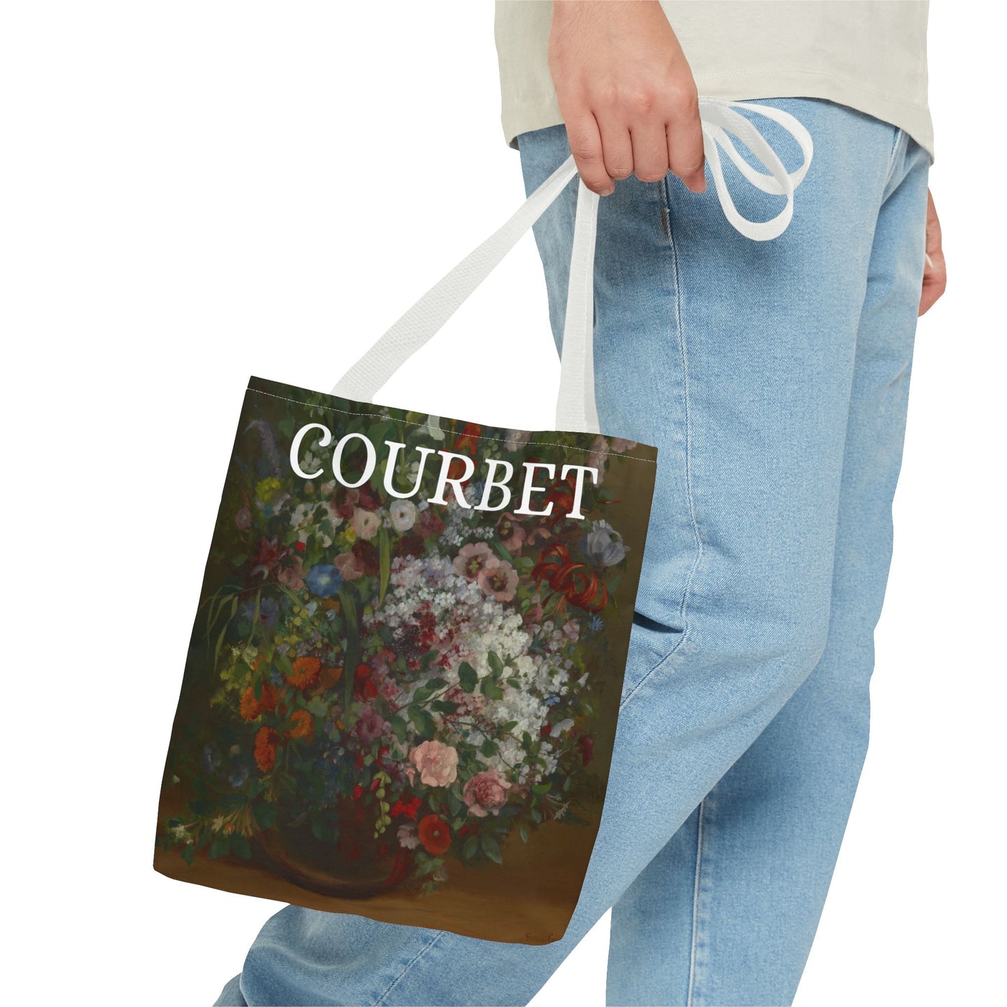 Bouquet of Flowers in a Vase - Courbet Tote