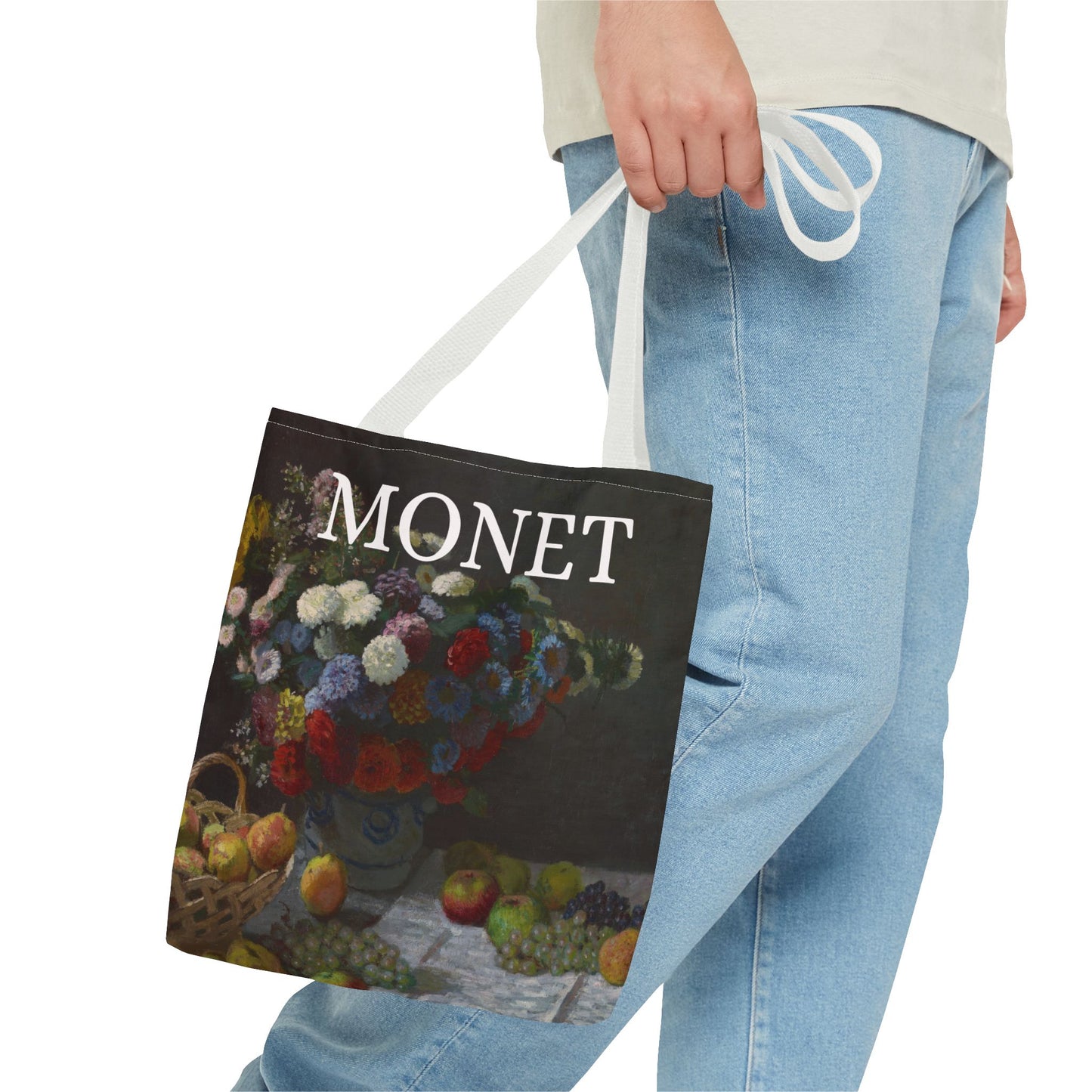 Still Life with Flowers and Fruit - Monet - Tote
